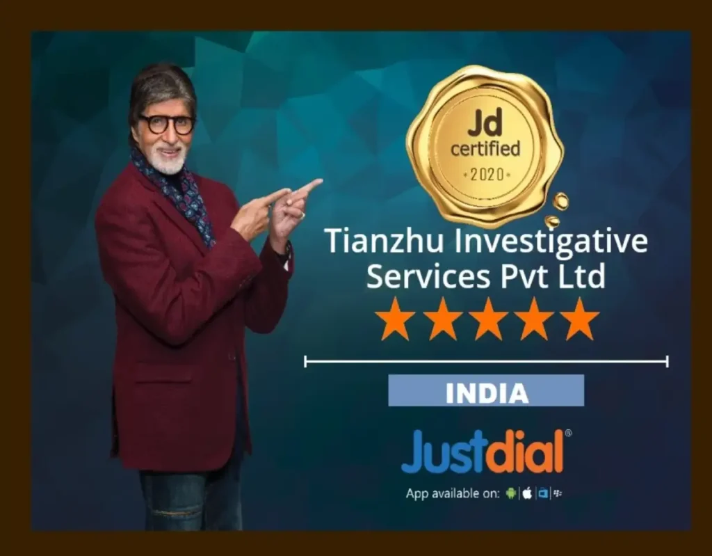 Justdial Certified 2020, Tianzhu Investigative Services pvt ltd. Dehradun City.